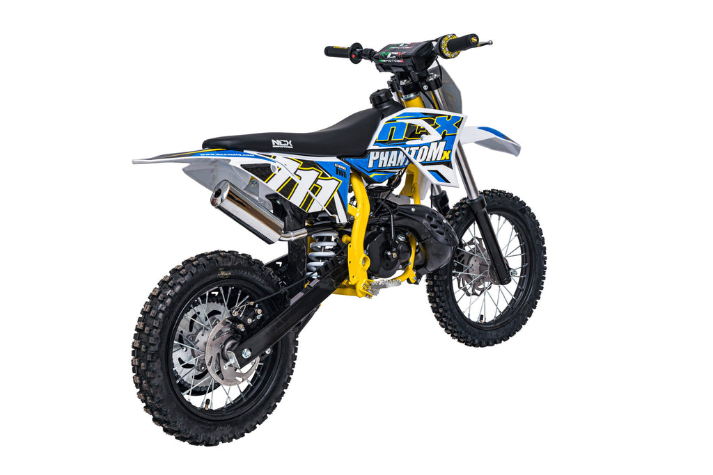 Mini Cross Phantom 50cc Ruote 14/12 Avviamento Pedalina