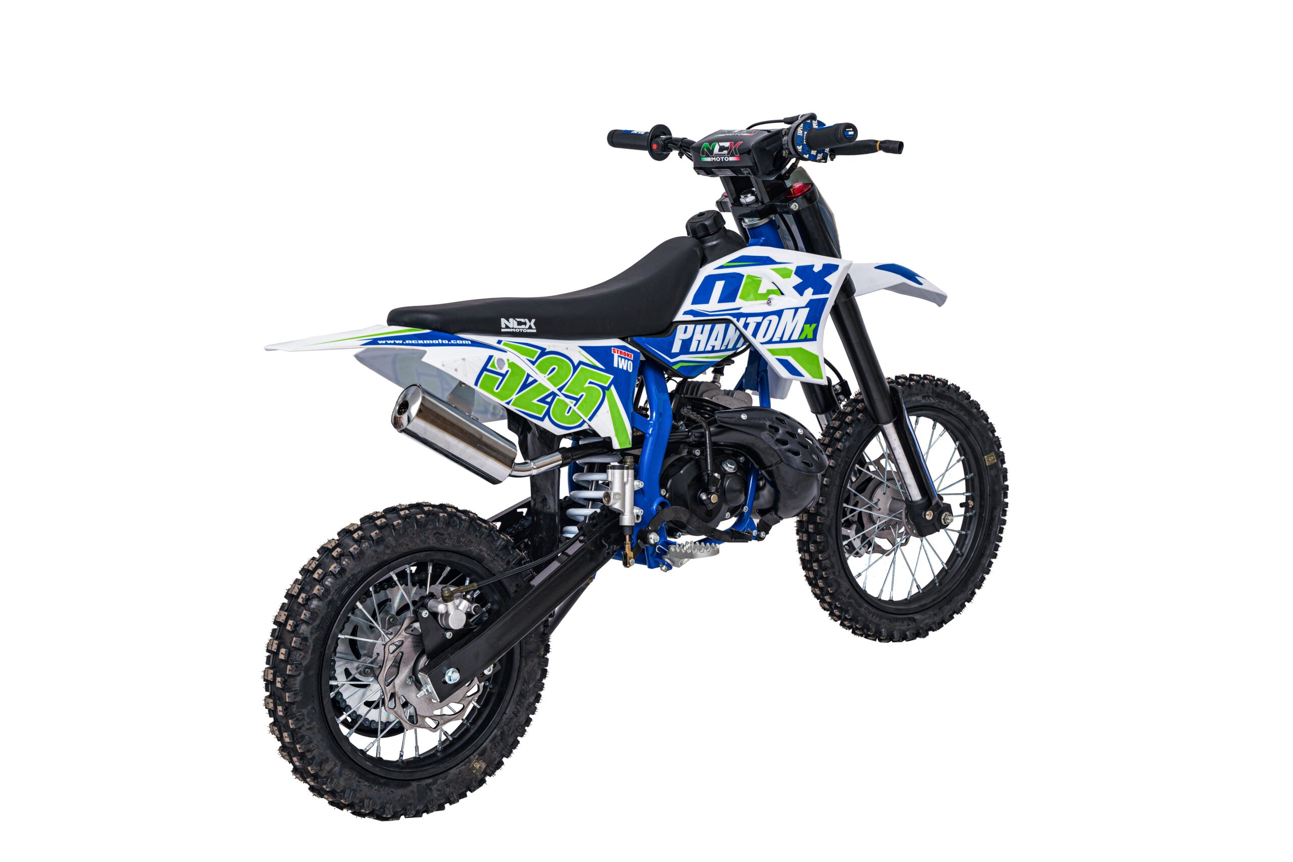 Mini Cross Phantom 50cc Ruote 14/12 Back Flip Avviamento Pedalina