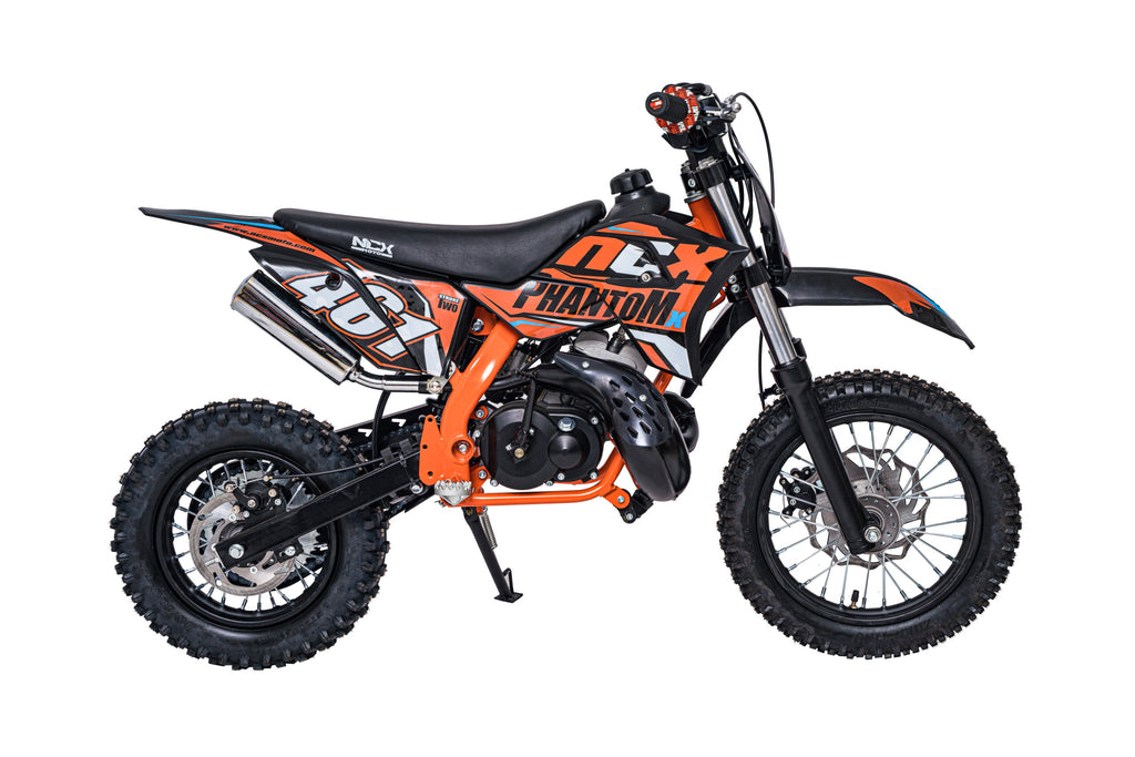 Mini Cross Phantom 50cc Ruote 12/10  Avviamento Pedalina