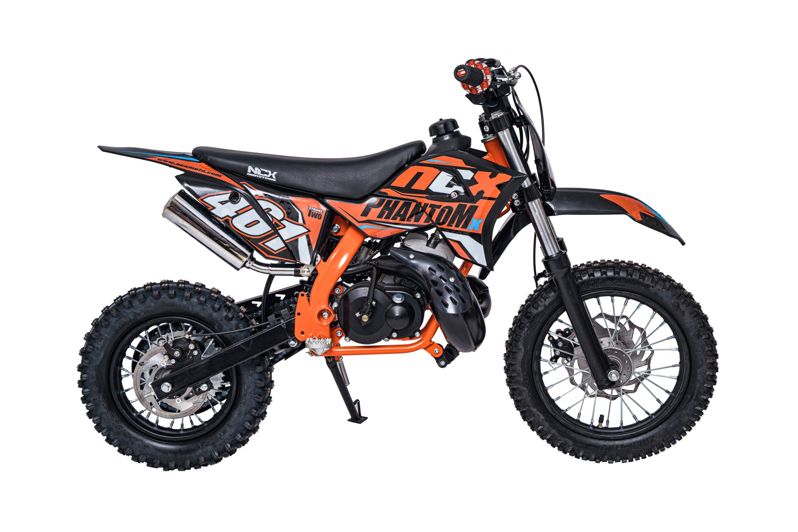 Mini Cross Phantom 50cc Ruote 12/10  Avviamento Pedalina