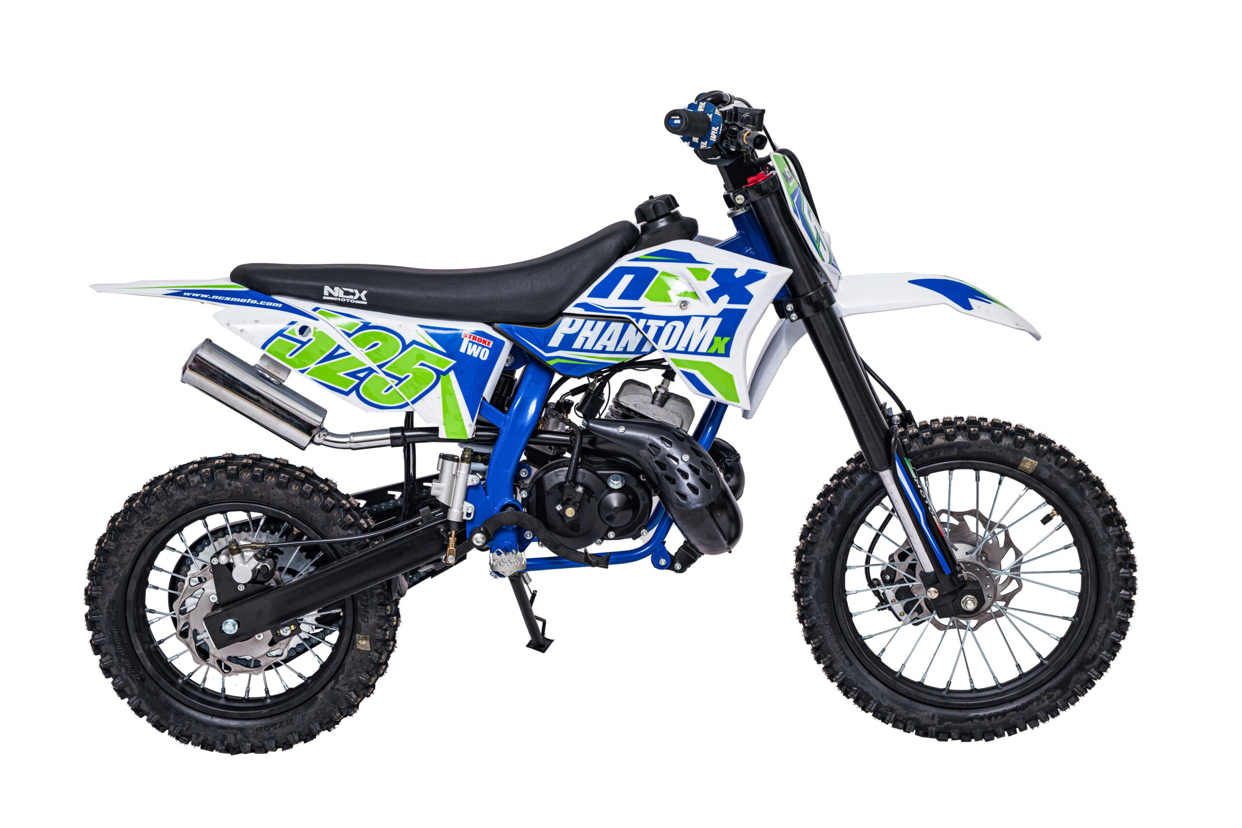 Mini Cross Phantom 50cc Ruote 14/12 Back Flip Avviamento Pedalina