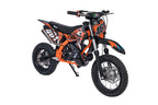 Mini Cross Phantom 50cc Ruote 12/10  Avviamento Pedalina
