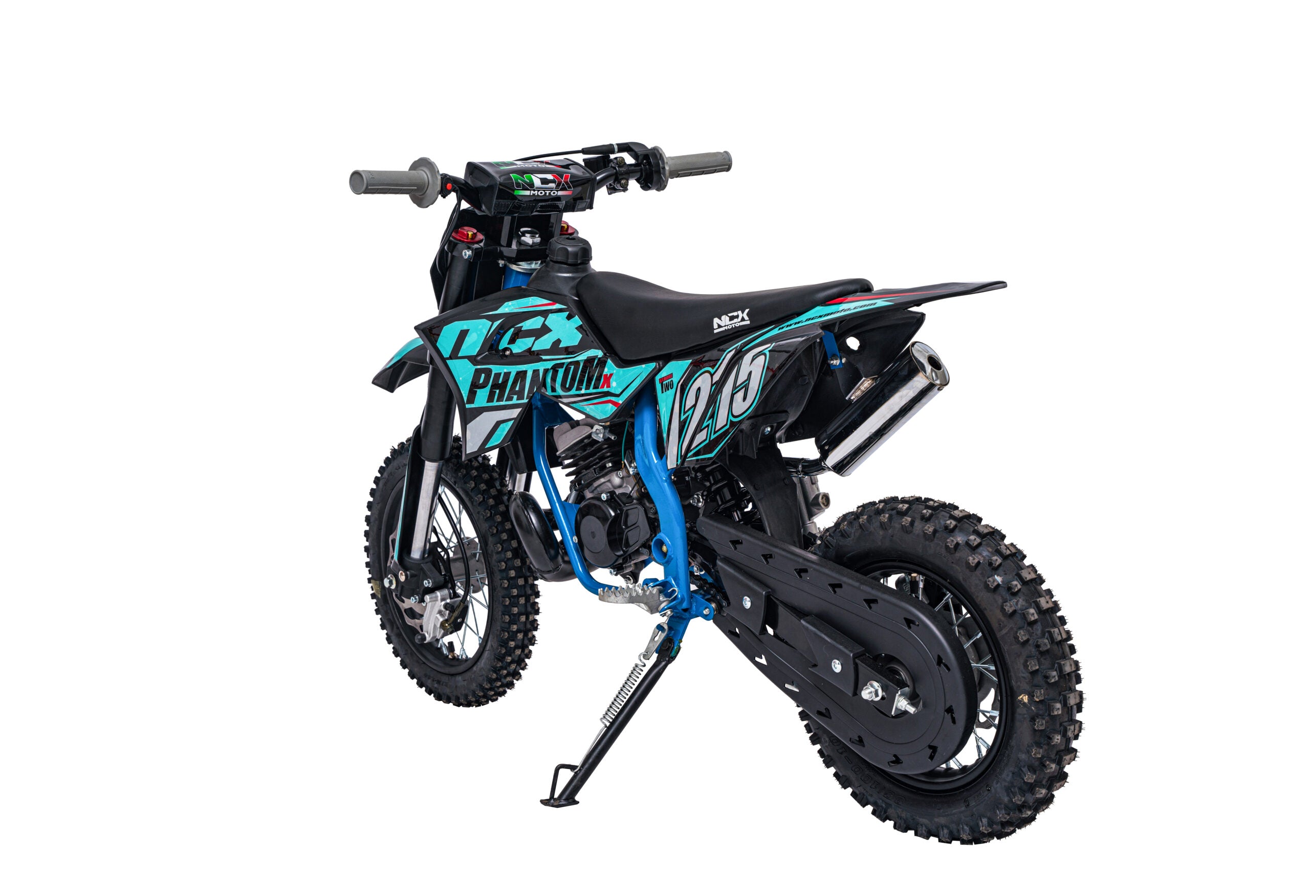 Mini Cross Phantom 50cc Ruote 12/10  Back Flip Avviamento Pedalina