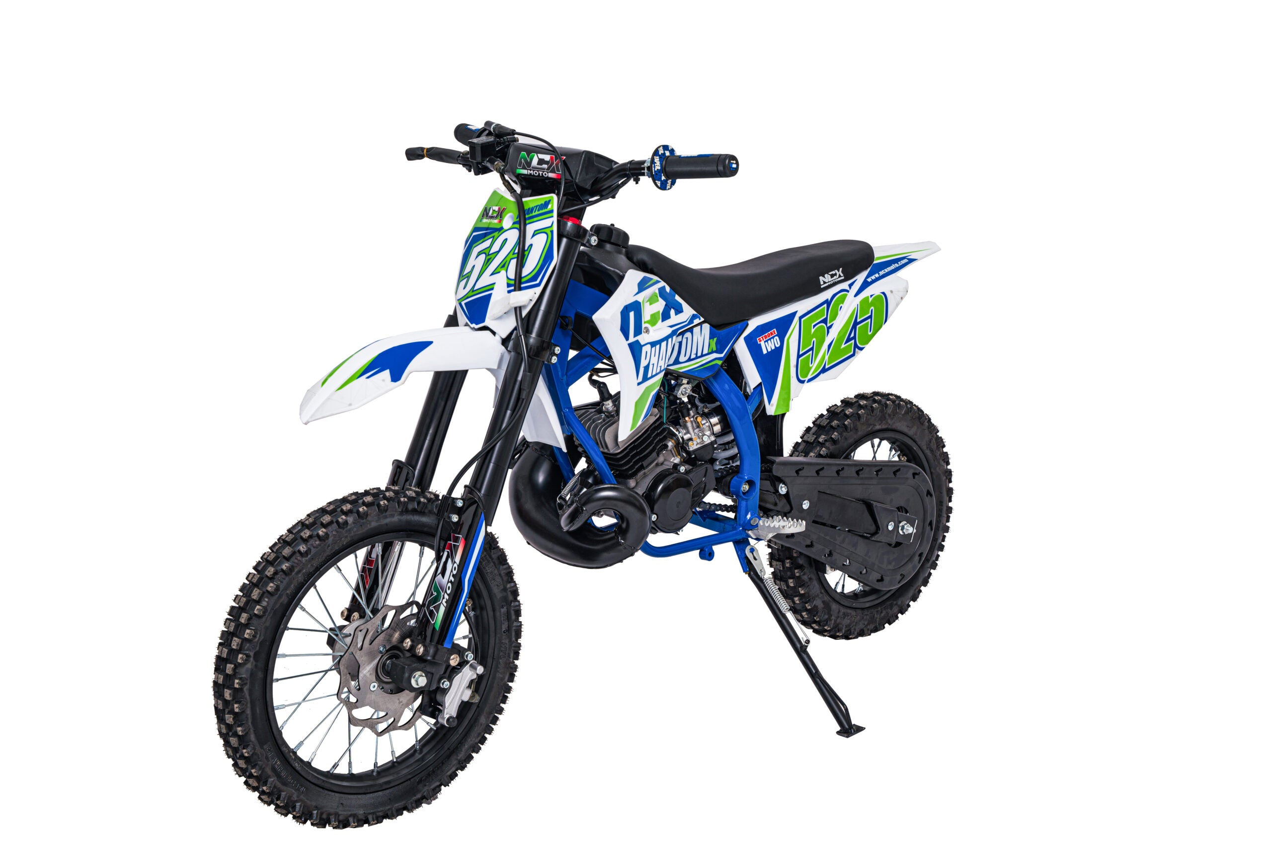 Mini Cross Phantom 50cc Ruote 14/12 Back Flip Avviamento Pedalina