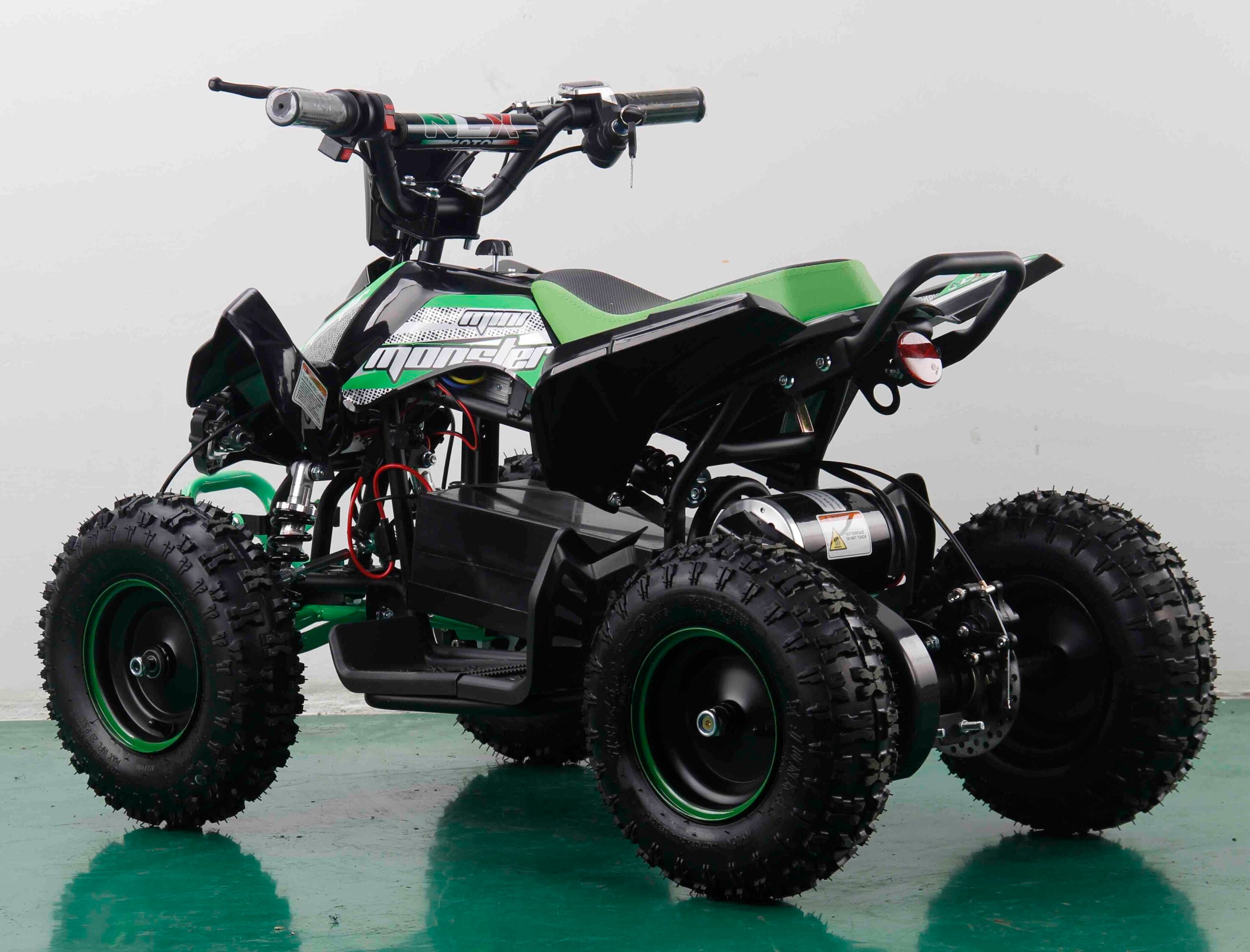 Mini Quad Monster 1000Watt Elettrico Ruota 6 LED