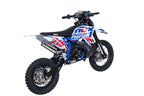 Mini Cross Phantom 50cc Ruote 12/10  Back Flip Avviamento Pedalina