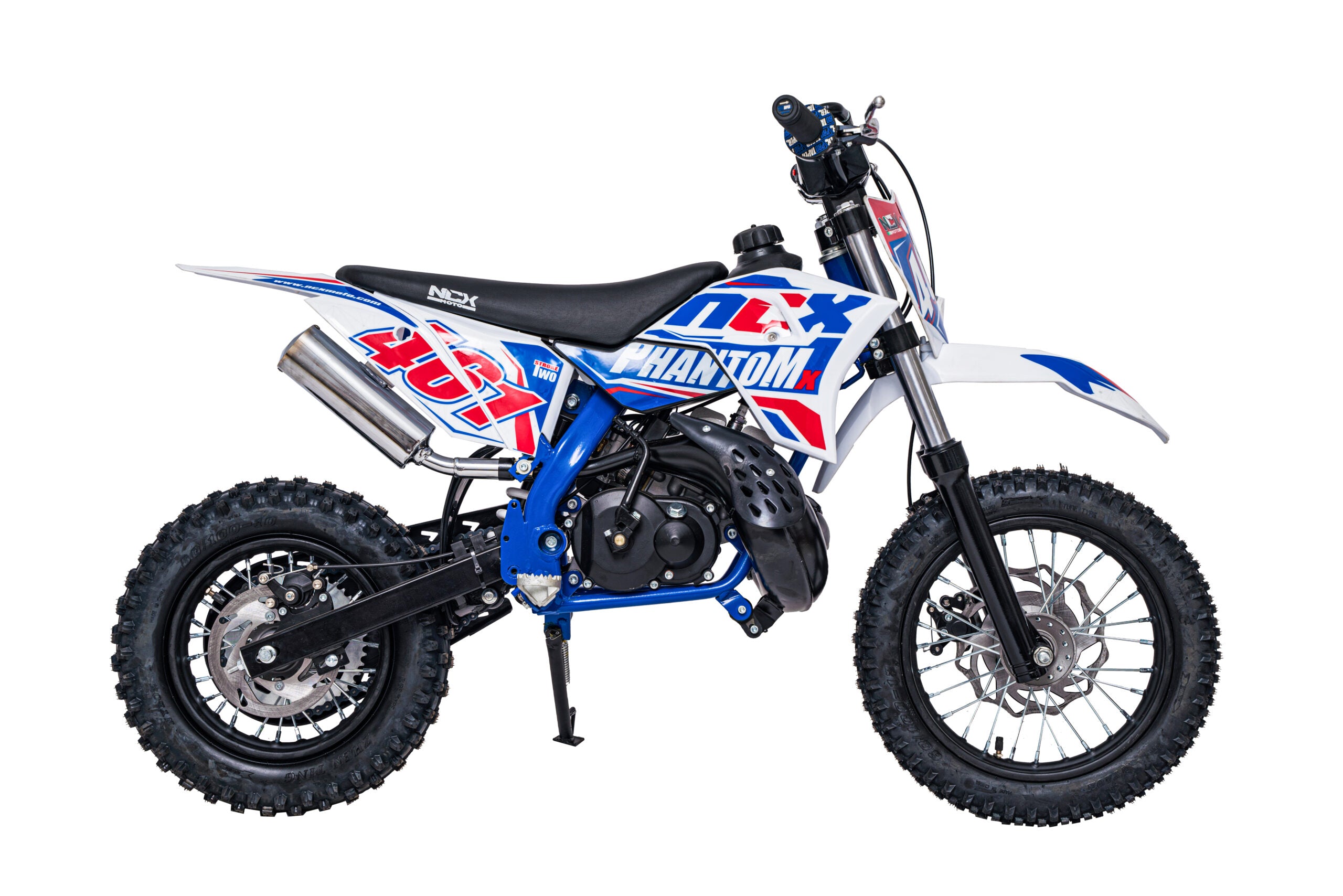 Mini Cross Phantom 50cc Ruote 12/10  Avviamento Pedalina