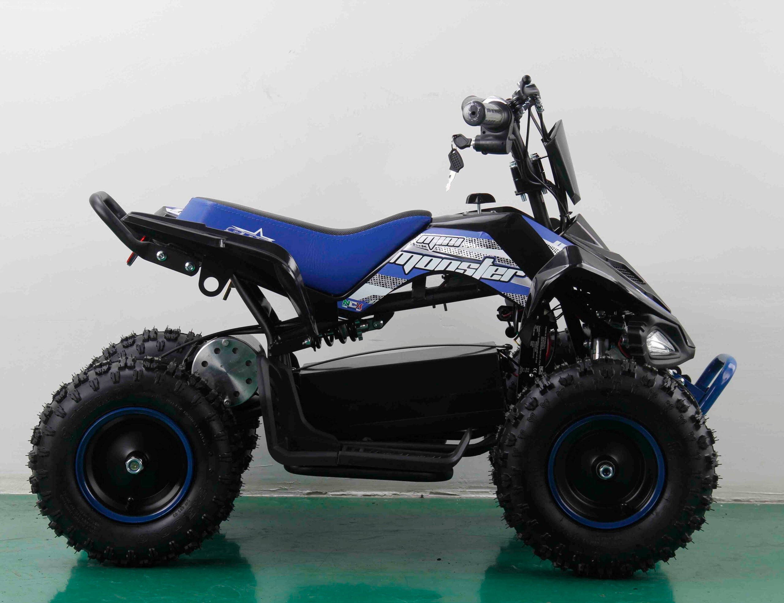 Mini Quad Monster 1000Watt Elettrico Ruota 6 LED