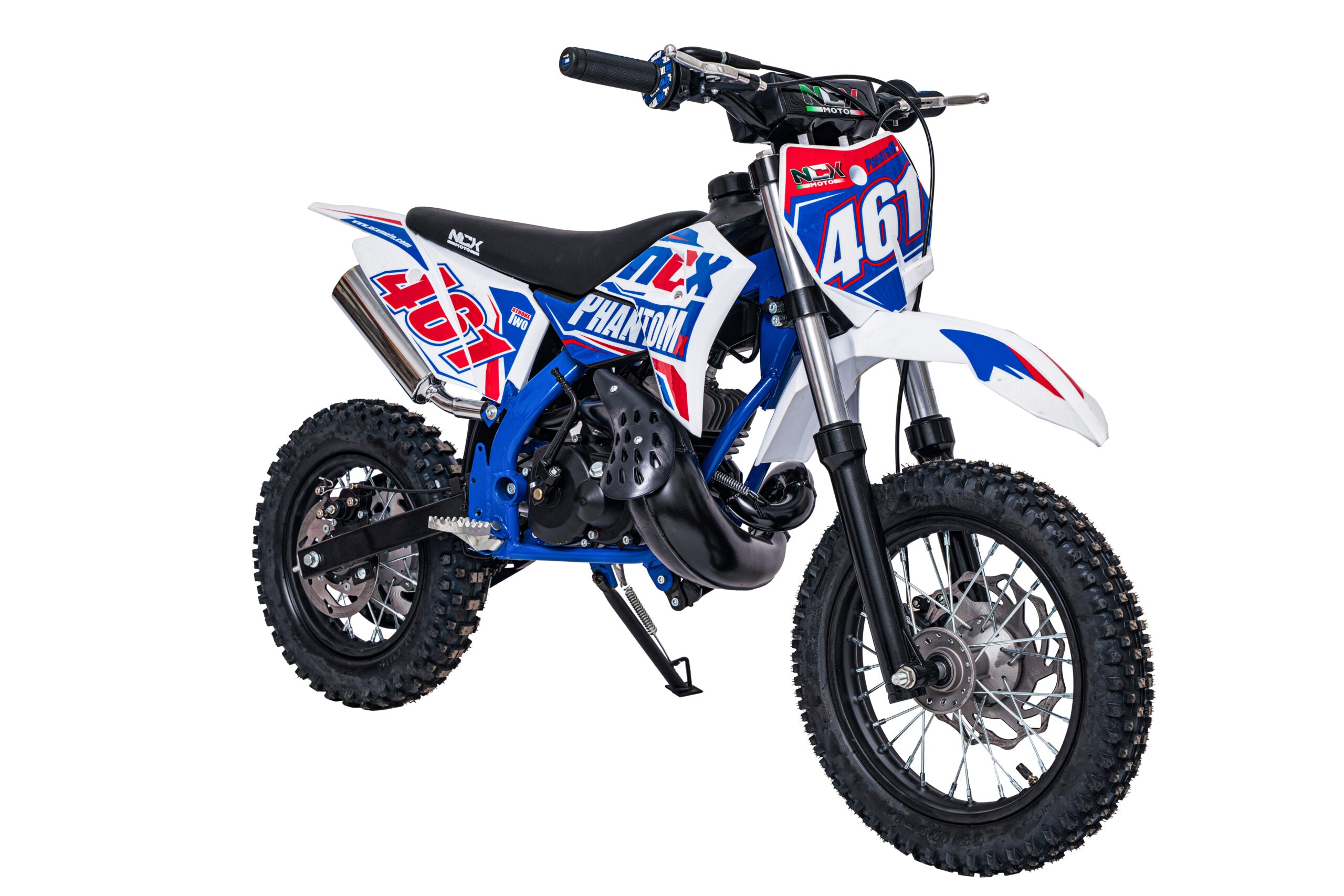 Mini Cross Phantom 50cc Ruote 12/10  Avviamento Pedalina