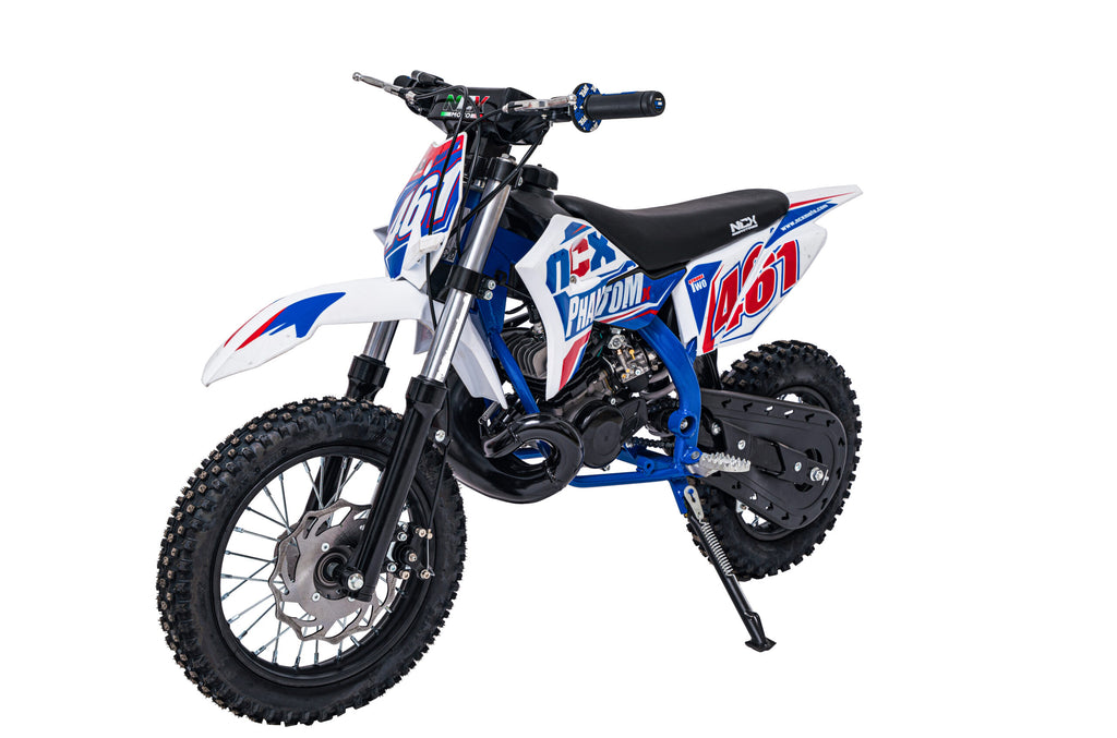 Mini Cross Phantom 50cc Ruote 12/10  Avviamento Pedalina