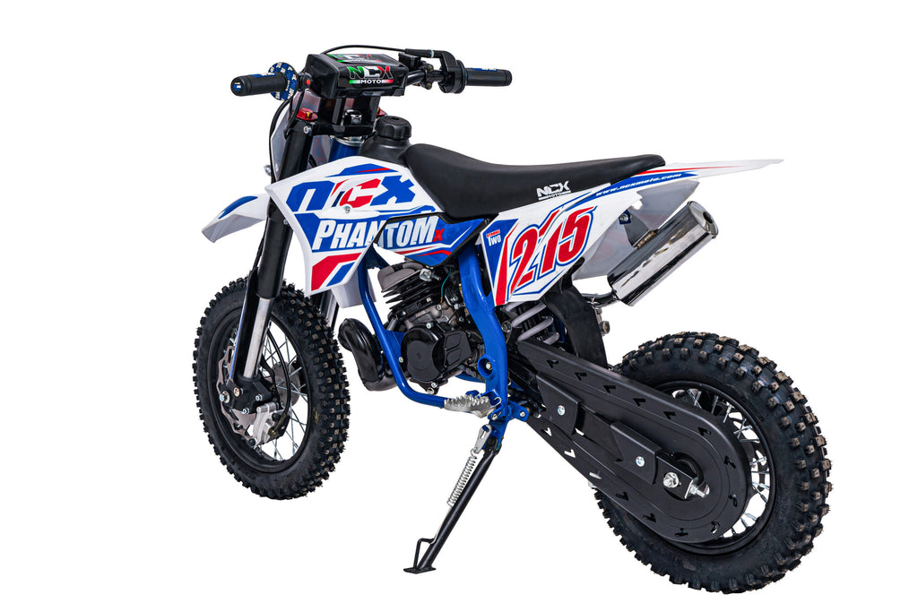 Mini Cross Phantom 50cc Ruote 12/10  Back Flip Avviamento Pedalina