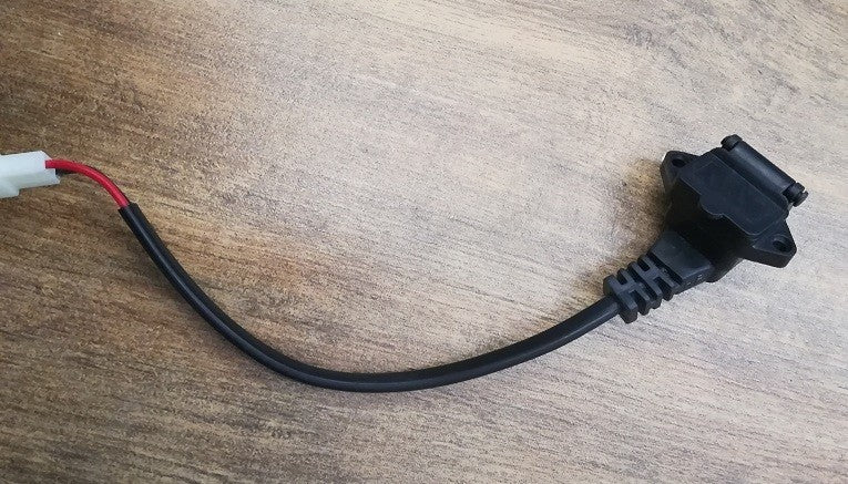 SPINOTTO CARICA BATTERIE CABLAGGIO CON CHIUSURA A MOLLA - bici elettrica scooter sky II tipo z-tech