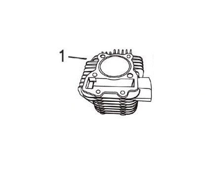 CILINDRO YX 170cc - blocco motore pit bike krz 170 kayo 4 tempi