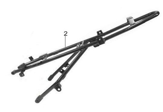 TELAIETTO POSTERIORE DEL TELAIO KAYO PIT BIKE KRZ - SOTTO SELLA