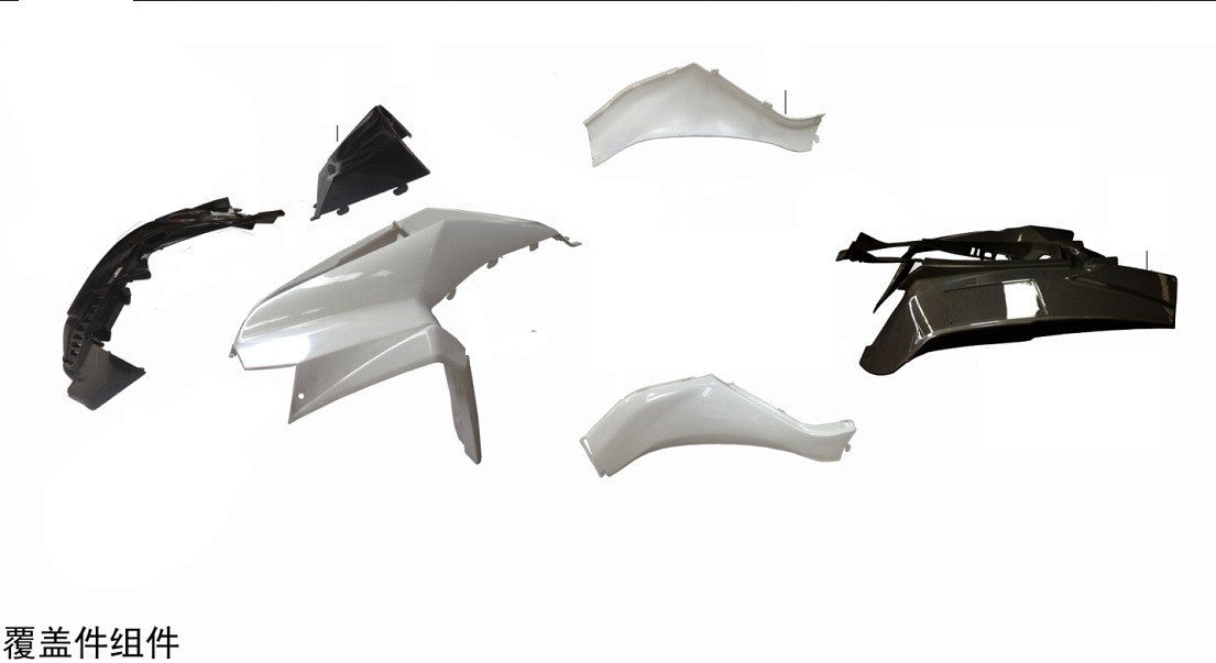 SET PLASTICHE QUAD KAYO TOR250 250cc - ESCLUSO PORTAFANALI
