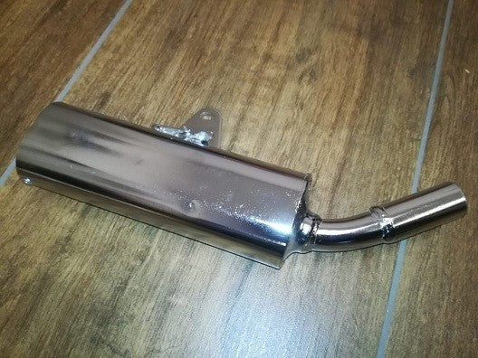 SILENZIATORE MARMITTA MINICROSS FALCO - terminale di scarico minimoto cross 2 tempi 49cc