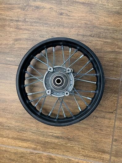 CERCHIO SENZA GOMMA MORINI 80/100-10 POSTERIORE 3X10 mozzo raggi cuscinetti