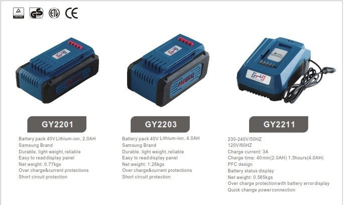 BATTERIA AF2201 A LITIO 2AH 40V MOTOSEGA DECESPUGLIATORE TAGLIASIEPI SOFFIATORE