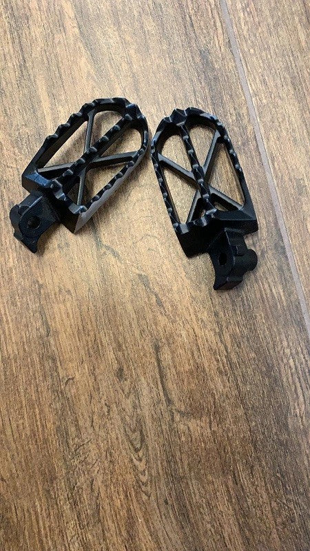 COPPIA PEDALINE POGGIAPIEDI PER PIT BIKE TT125 TT140 TT160 CROSS KAYO K2