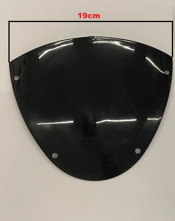 cupolino anteriore nero per plastiche minimoto gp1 vecchio tipo stradale