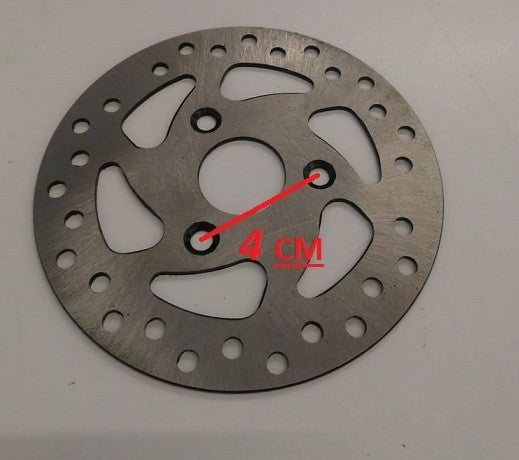 DISCO FRENO MINIMOTO 12cm 4 CM DISTANZA FORO GP1 GP2 FRENI MINIQUAD MINIATV MINICROSS
