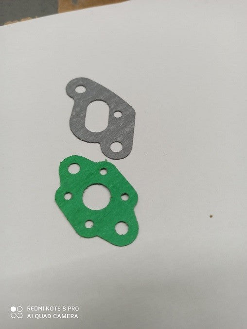 GUARNIZIONE COLLETTORE DECESPUGLIATORE 36CC- tagliaerba 2 tempi motore a scoppio foro 10mm