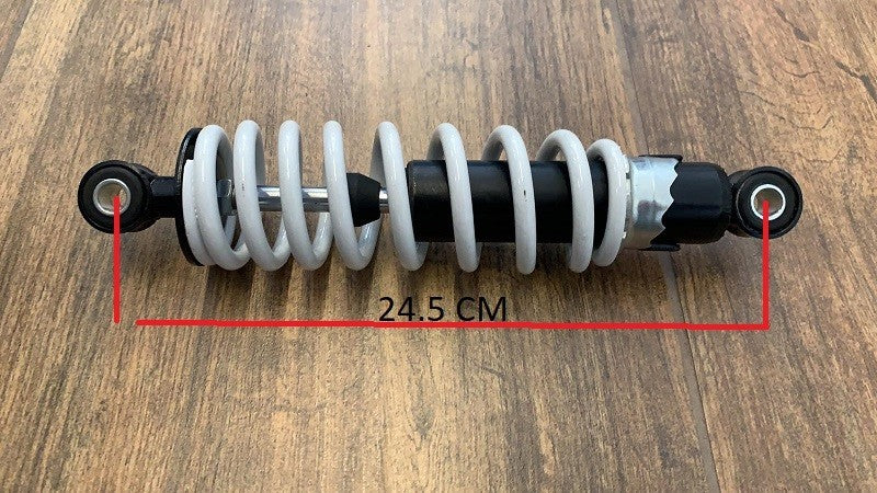 AMMORTIZZATORE 24.5cm  SOSPENSIONE QUAD KAYO AT 110 AT 125 110CC RUOTE 6" POSTERIORE PIT BIKE