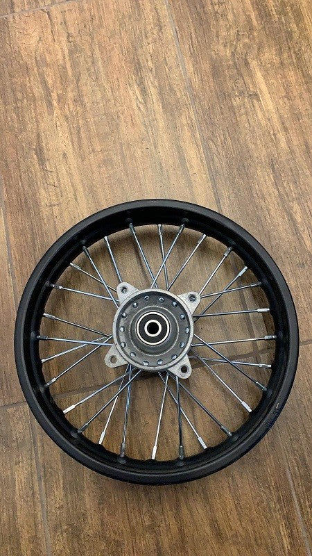 CERCHIO MORINI simile KTM 70/100-12 perno 12mm POSTERIORE per gomma copertone 2.75X12