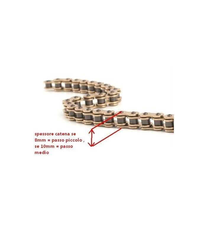 CATENA 96 CM MINIMOTO GP1 passo piccolo 8mm miniatv miniquad quad