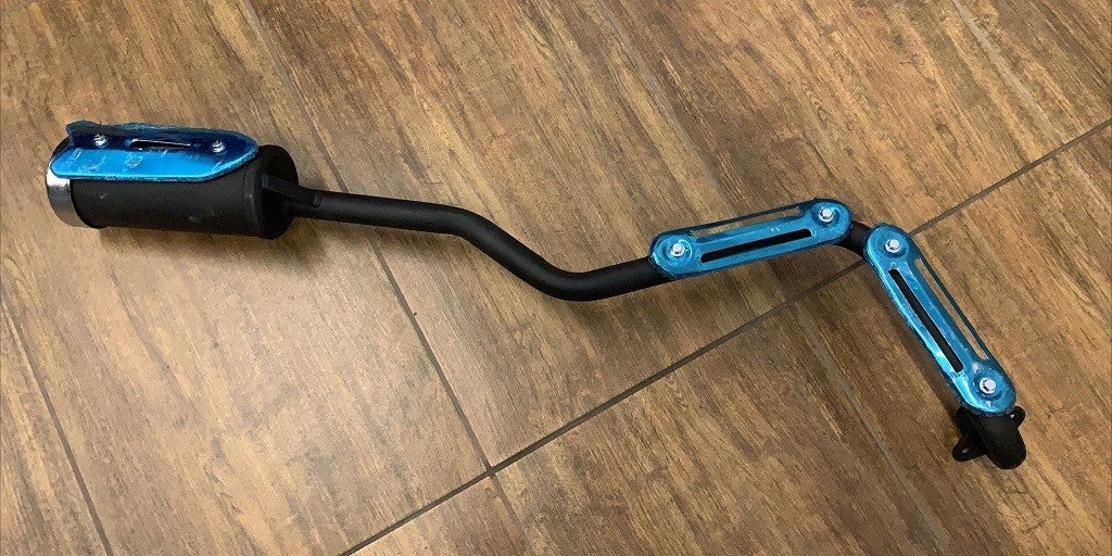 MARMITTA PER QUAD A110 125 SPORT MODELLO VECCHIO RUOTE 7/8 POLLICI