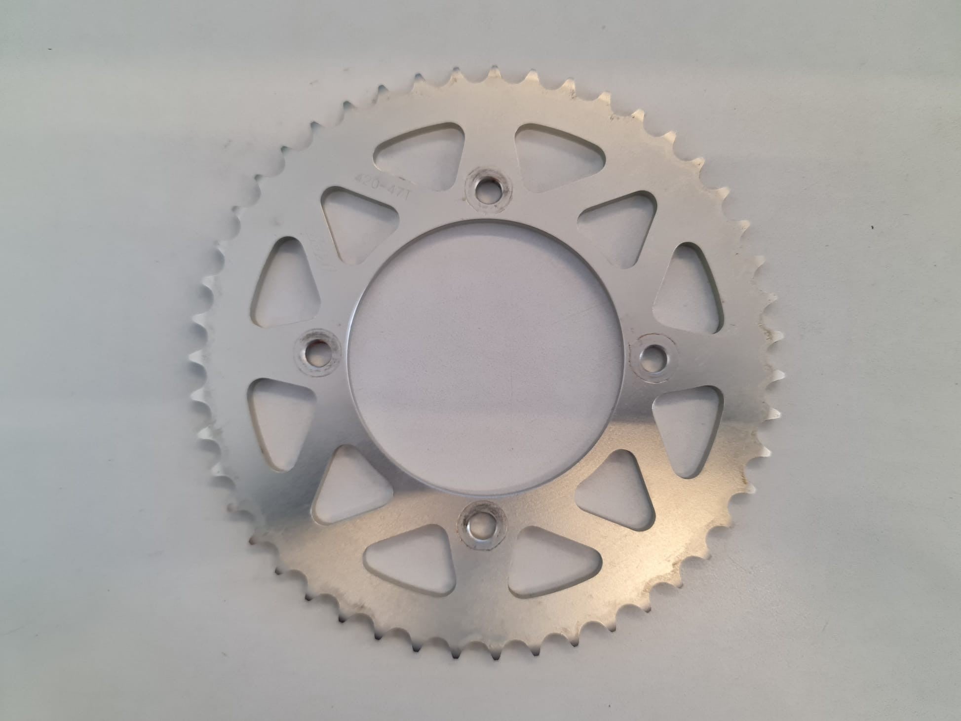 CORONA 47 DENTI PASSO 420 IN ALLUMINIO PER MINICROSS KAYO KMB 60CC