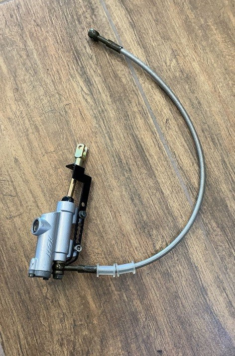 POMPA FRENO POSTERIORE COMPLETA DI TUBO 18/19CM PER PIT BIKE KAYO SERIE TT KRZ