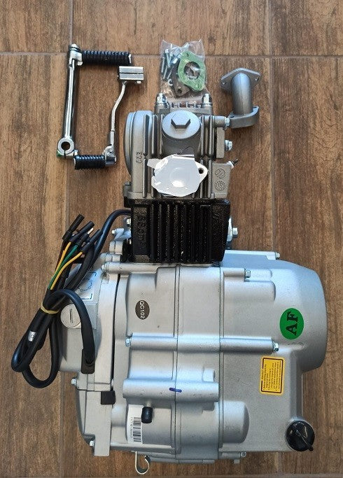 BLOCCO MOTORE 90CC YX AVVIAMENTO ELETTRICO E A PEDALINA SEMIAUTOMATICO 4 marce SENZA FRIZIONE PIT BIKE KAYO TS90