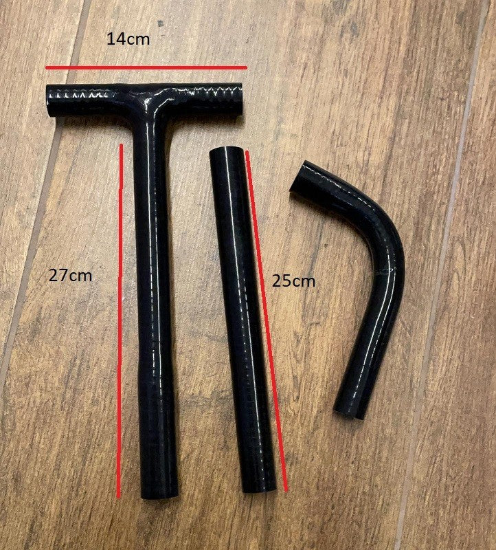 SET 3PZ TUBI RADIATORE CROSS 125 2T