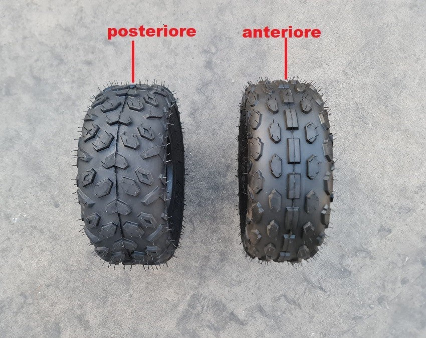 GOMMA ANTERIORE POSTERIORE 145/70-6 PER MINIQUAD QUAD MINIATV ATV 110cc