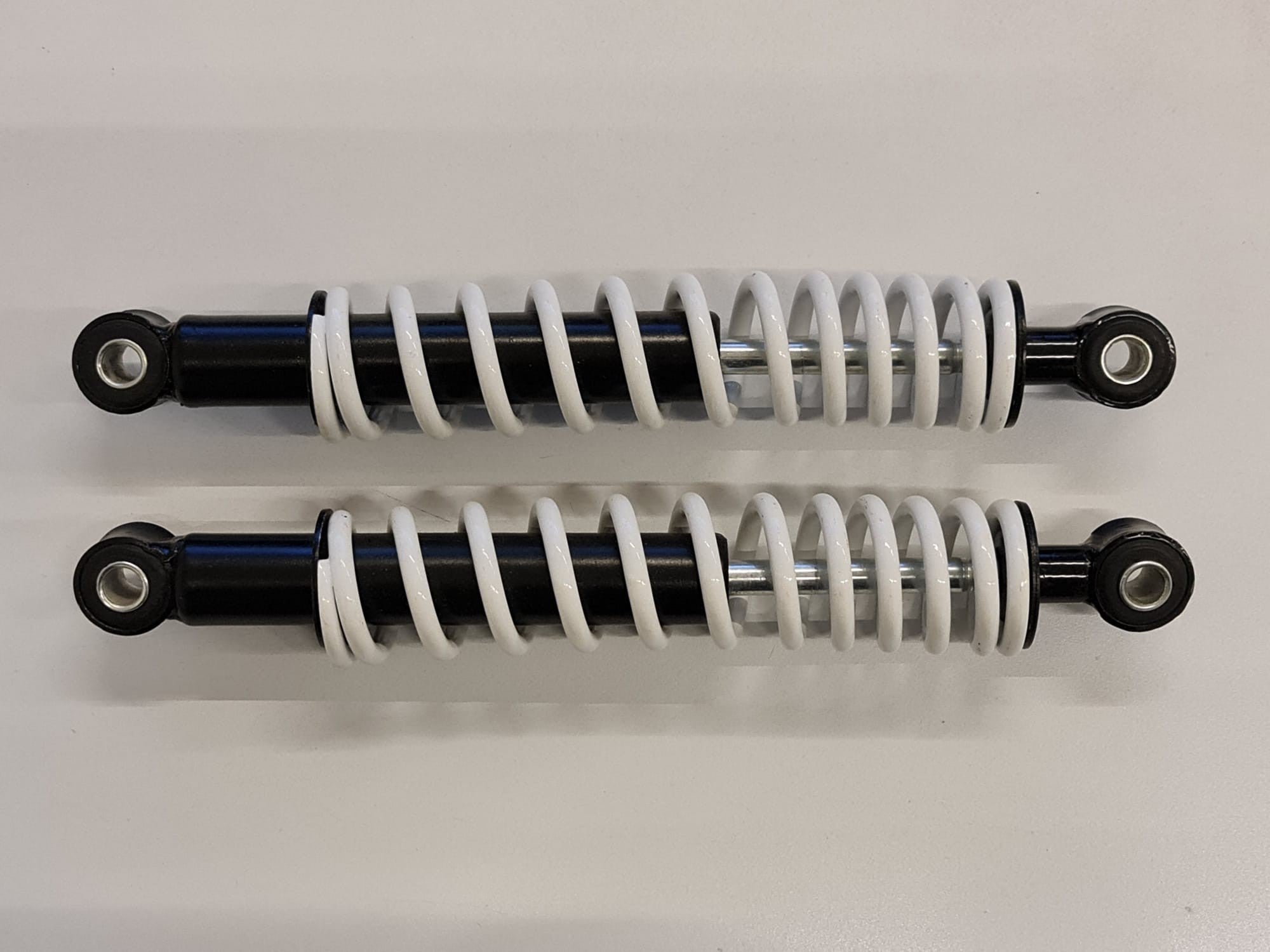 COPPIA AMMORTIZZATORI 27cm SOSPENSIONE QUAD 110CC RUOTE 6" ANTERIORE