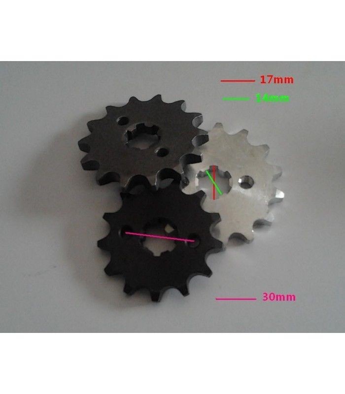 PIGNONE PER 4 TEMPI 16 DENTI PASSO 420 - ATV MINIQUAD QUAD PIT BIKE CROSS QUAD