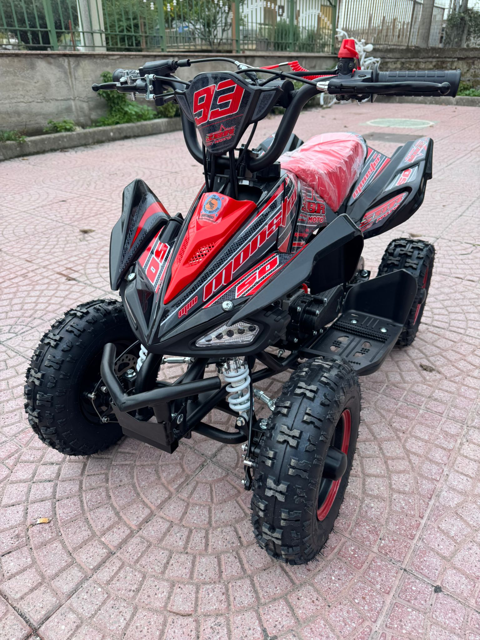 Mini Quad New Monster 50cc Ruote 6