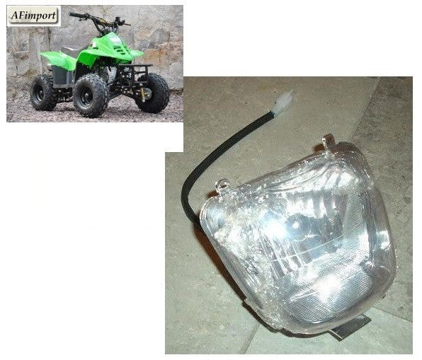 FANALE QUAD ANTERIORE ATV 110 6" predator bamboo - miniquad con ruote luce