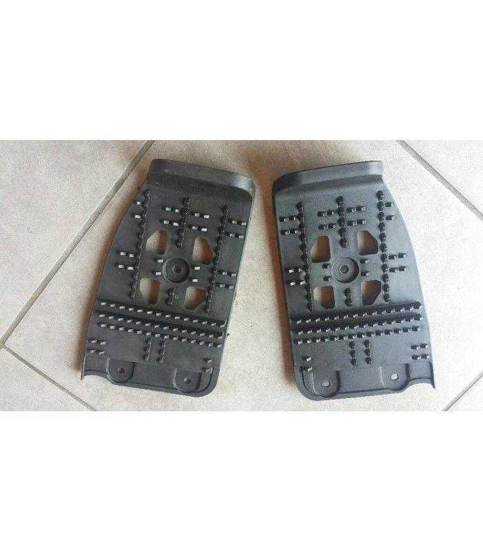 COPPIA PEDANE POGGIAPIEDI MINIATV RAPTOR - minimoto plastica ricambio appoggio