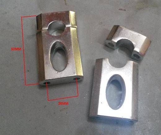 COPPIA SUPPORTI ALTI MANUBRIO PIT BIKE SCORPION ORION CRF50