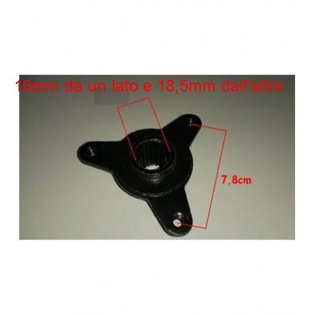 MOZZO 3 fori MOZZI RUOTA 6" 110cc POSTERIORE CERCHI CERCHIO ATV QUAD