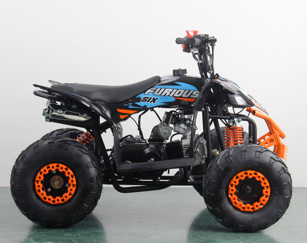 Quad Fourious SIX 125cc Ruote 6 Maxi Total LED