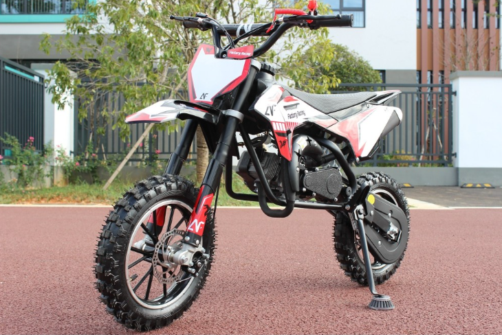 Mini Cross 50cc Dragon 2 Tempi Racing Doppio Scarico