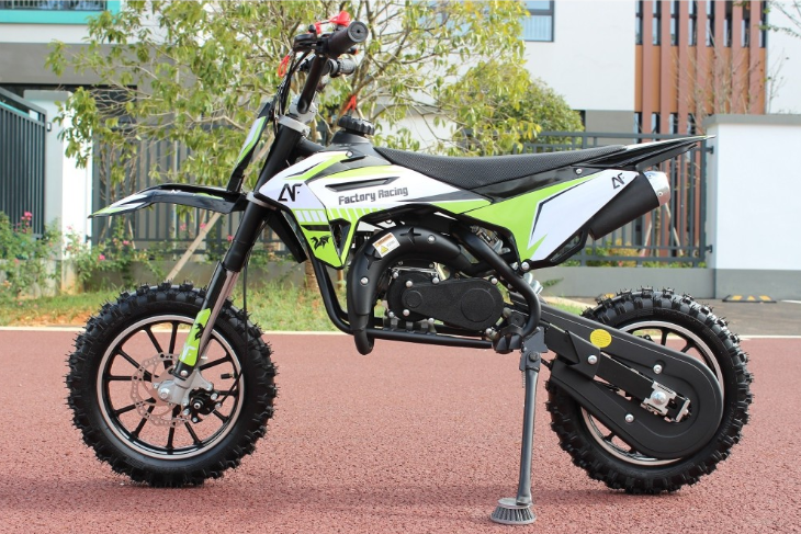 Mini Cross 50cc Dragon 2 Tempi Racing Doppio Scarico