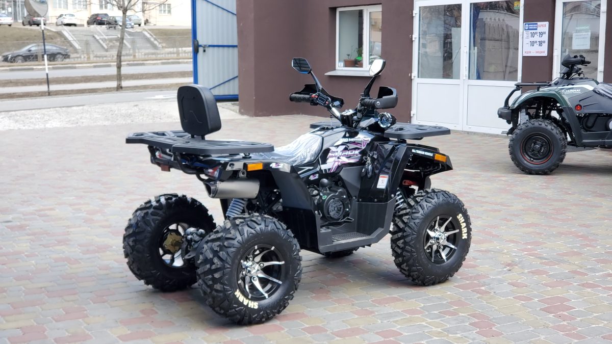 Quad Mega Shark ATV 200cc Ruote 10 LED