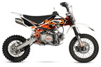 Pit Bike Kayo TD 125cc Ruote 14-12 Avviamento a Pedalina