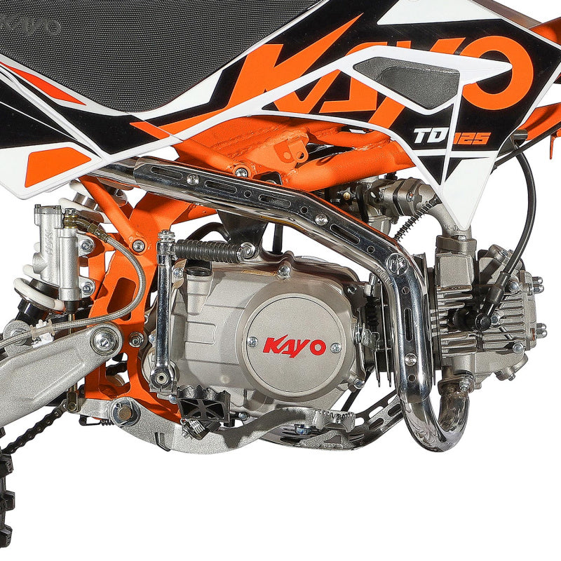 Pit Bike Kayo TD 125cc Ruote 14-12 Avviamento a Pedalina
