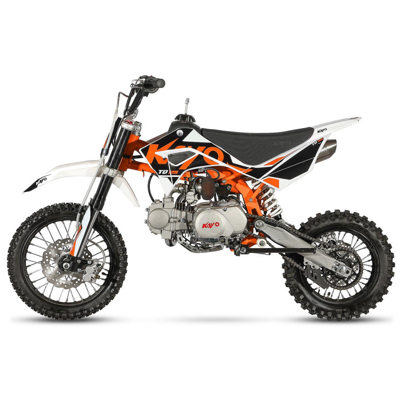 Pit Bike Kayo TD 125cc Ruote 14-12 Avviamento a Pedalina