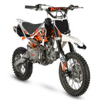Pit Bike Kayo TD 125cc Ruote 14-12 Avviamento a Pedalina